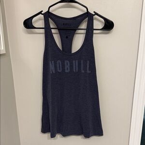Nobull project blue racer back tank top women’s Large
